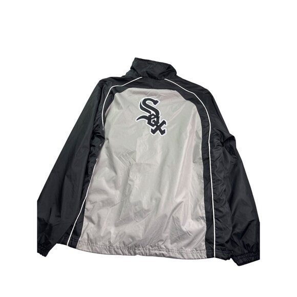 Chicago White Sox Windbreaker Quarter Zip Jacket Mens M MLB Genuine Merchandise - Picture 3 of 8
